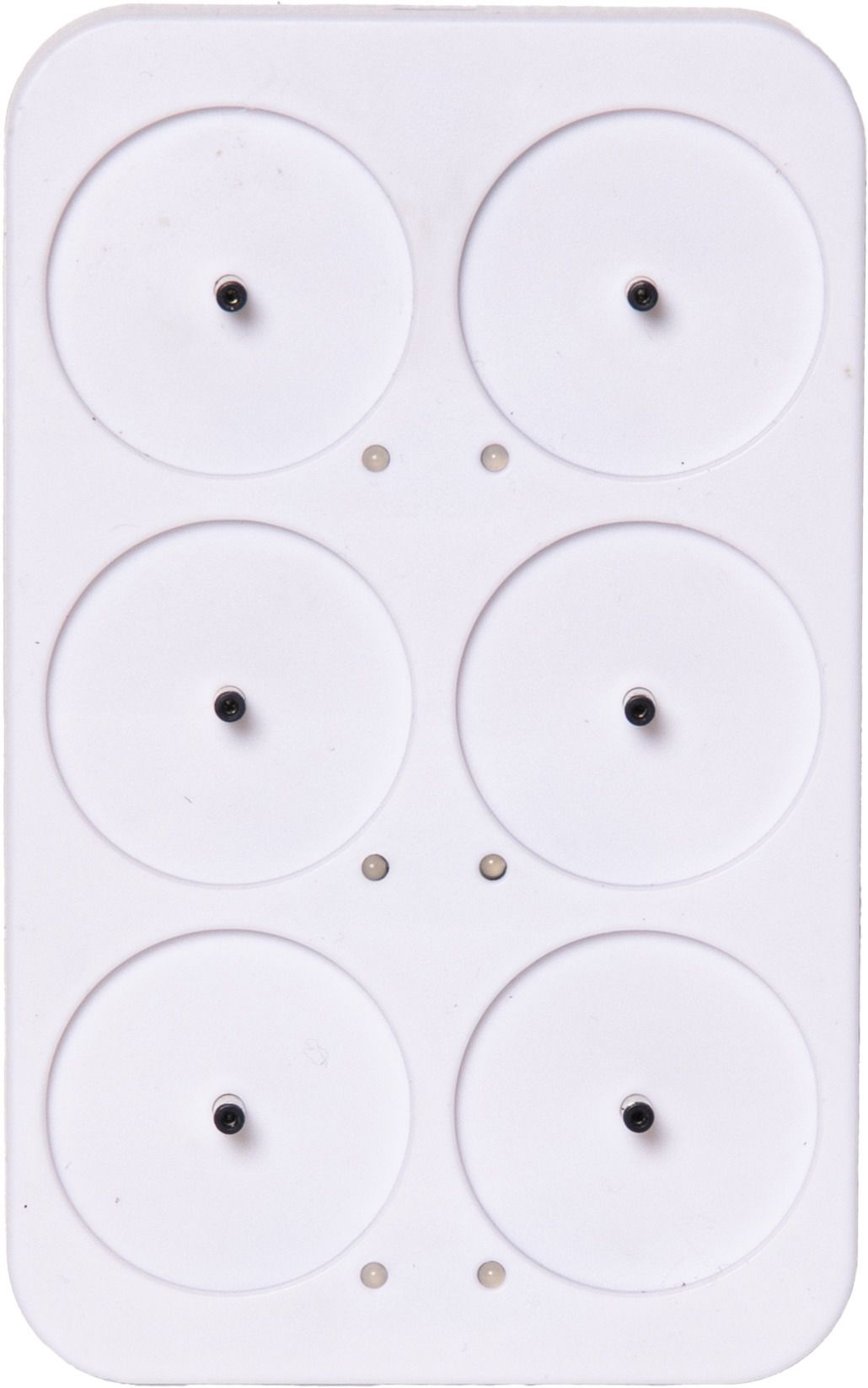 LED Kerze 6 Pack Flamme Charge - Indoor, Weiss, 8.50 cm Höhe, Timerfunktion