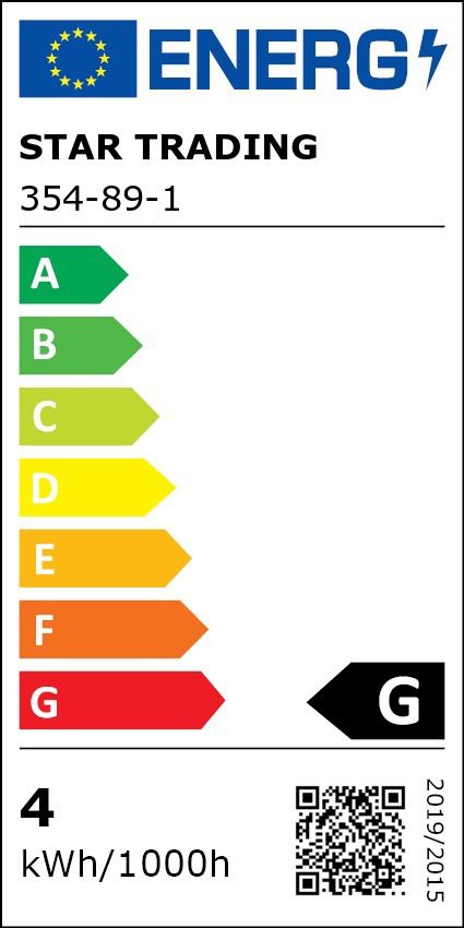 Lampada a led E27 G125 Decoled Spiral Clear 3-step - E27, 270Lm, 2100K, 4W, 230V