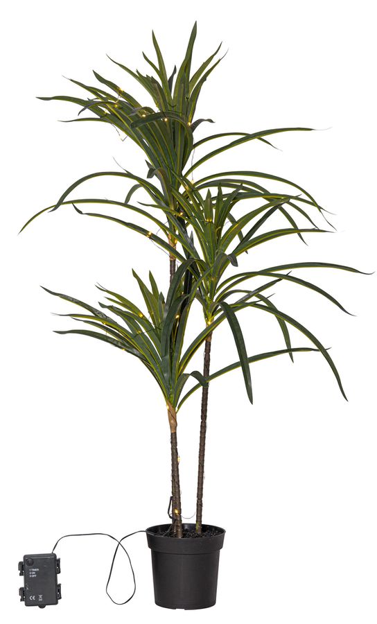 Decorativer Baum Bali - Indoor, Warmweiss, Grün