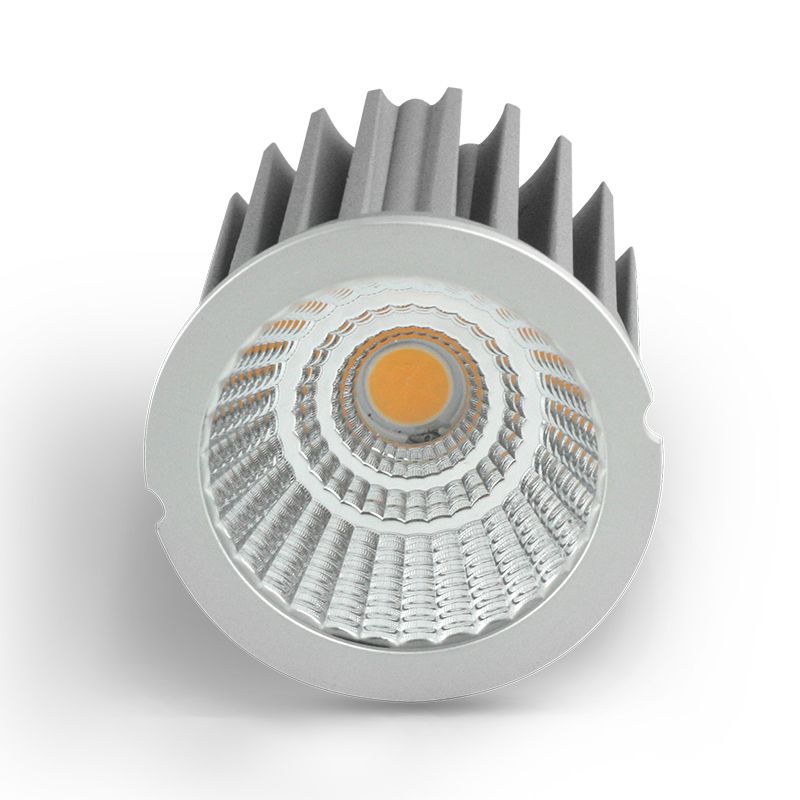 Modulo LED 6,9W con driver CRI 90 3000K - 6.9W, 730lm, 3000K, IP20, CRI90, 38°, silber, dimmbar, D=50mm, H=62mm
