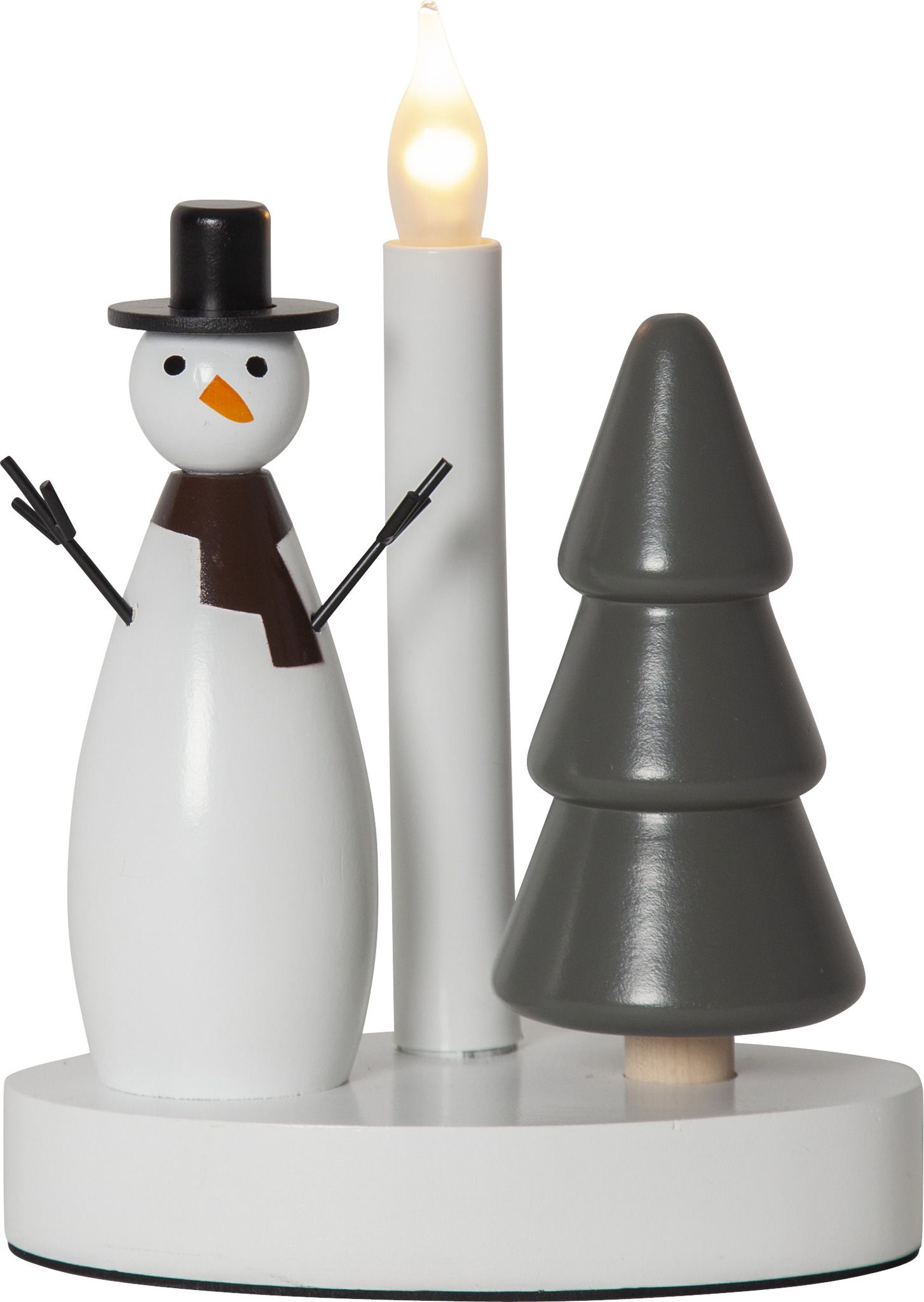Kerzenleuchter Christmas Joy - IP20, Weiss, Warmweiss
