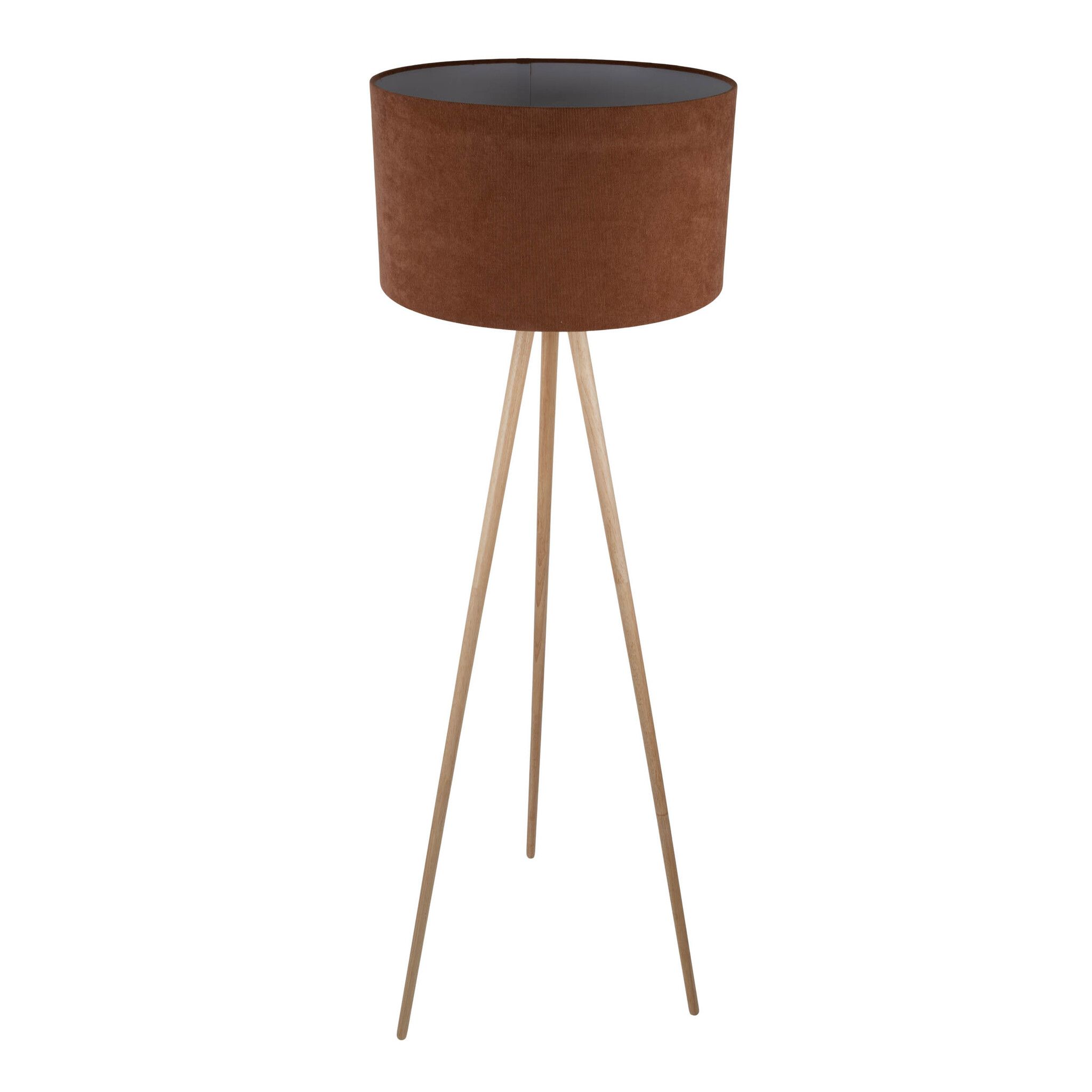 Stehleuchte  ARDITA  H: 152cm mocha mousse - IP20, E27, Braun