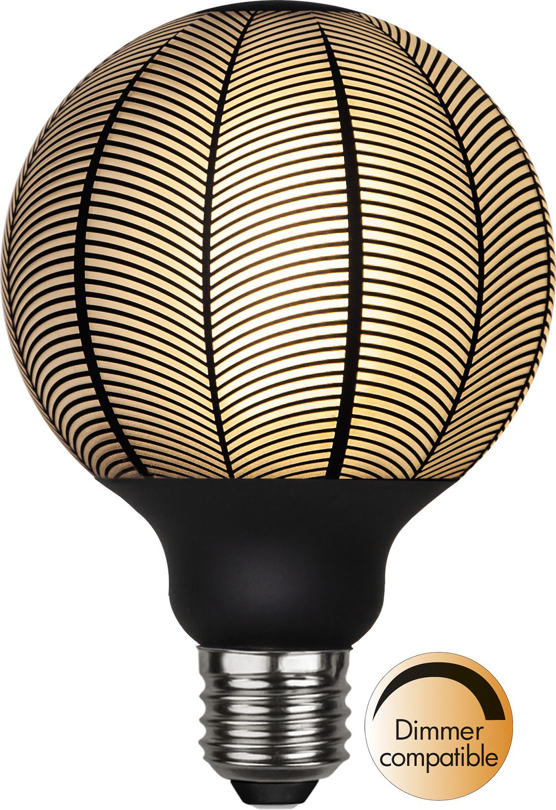 LED Leuchtmittel E27 G95 Graphic - E27, 130Lm, 2700K, 4W, 220-240V AC