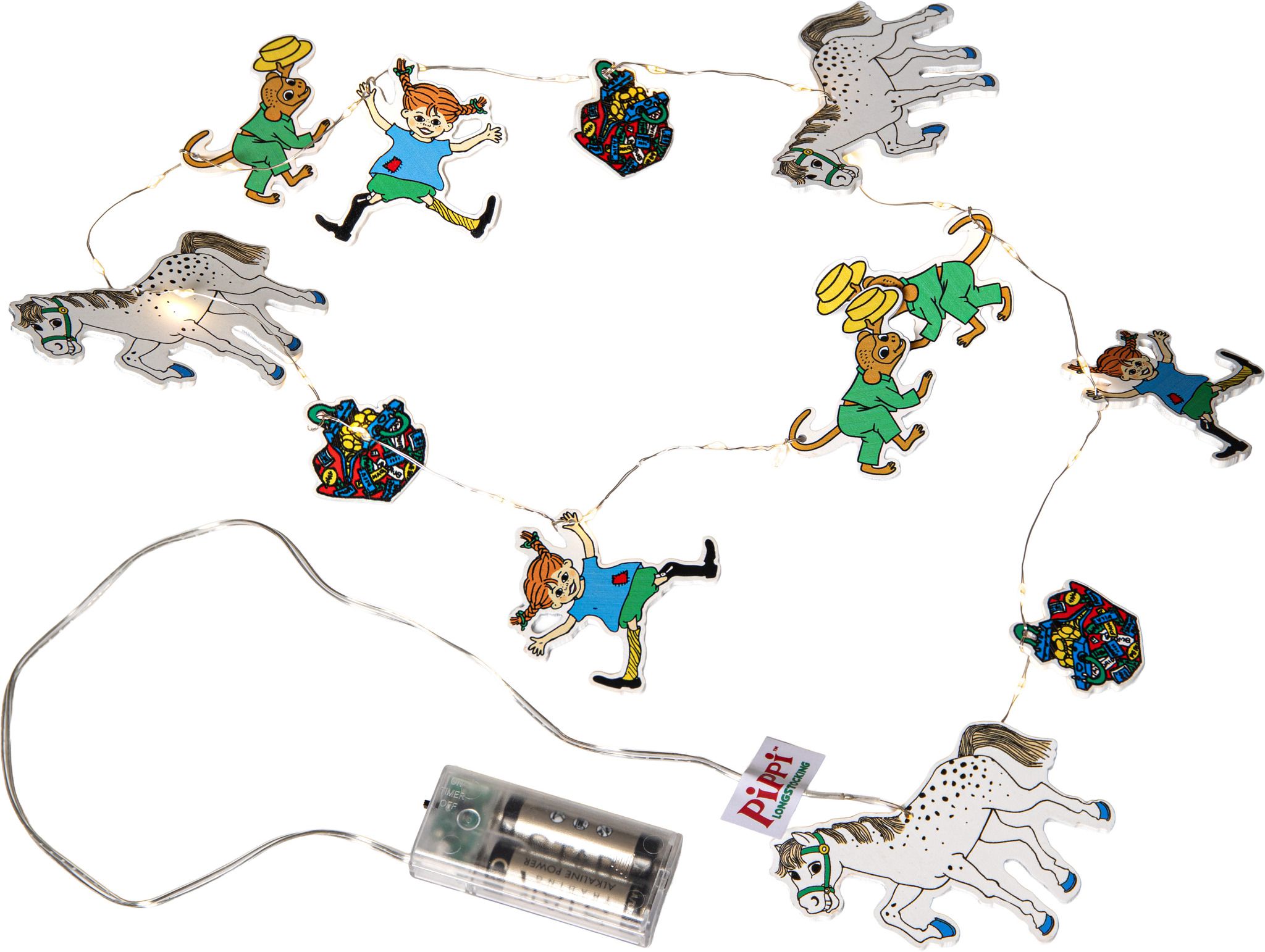 Lichterkette PIPPI - Indoor, Multicolor, 8.50cm Höhe