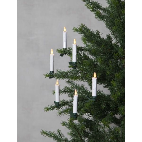 Kerzen Weihnachtsbeleuchtung Flamme - IP20, Warmweiss, 10 LED