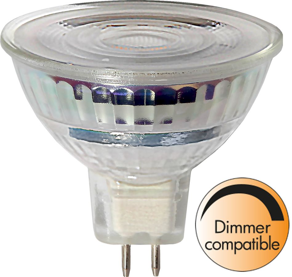 LED Leuchtmittel GU5,3 MR16 Spotlight Glass - GU5.3, 345Lm, 4.4W, 12V