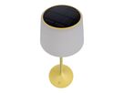 Solar- Akkutischleuchte EMMI gelb inkl. CCT  Touch H: 38 cm - LED-Modul, 3W, IP44