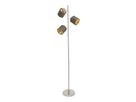 Stehleuchte MARON G - E14, max. 3x40W, IP20, nickel + braun + gold, nicht dimbar, exkl. Leuchtmittel, D=350mm, H=1528mm