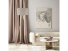 Stehleuchte  ARDITA  H: 152cm beige - IP20, E27, Beige