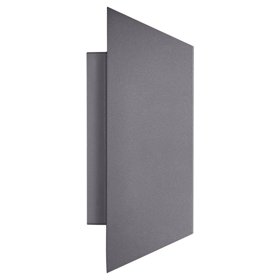 Nico Square 22, Wandleuchte , Anthra. - GU10, IP54, max.35W