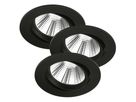 Fremont 3-Kit, 2700K, Schwarz - 5,5W LED, 2700K, IP23, 230V