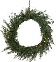 Kranz Thuja - IP44, Warmweiss, 20 LED's