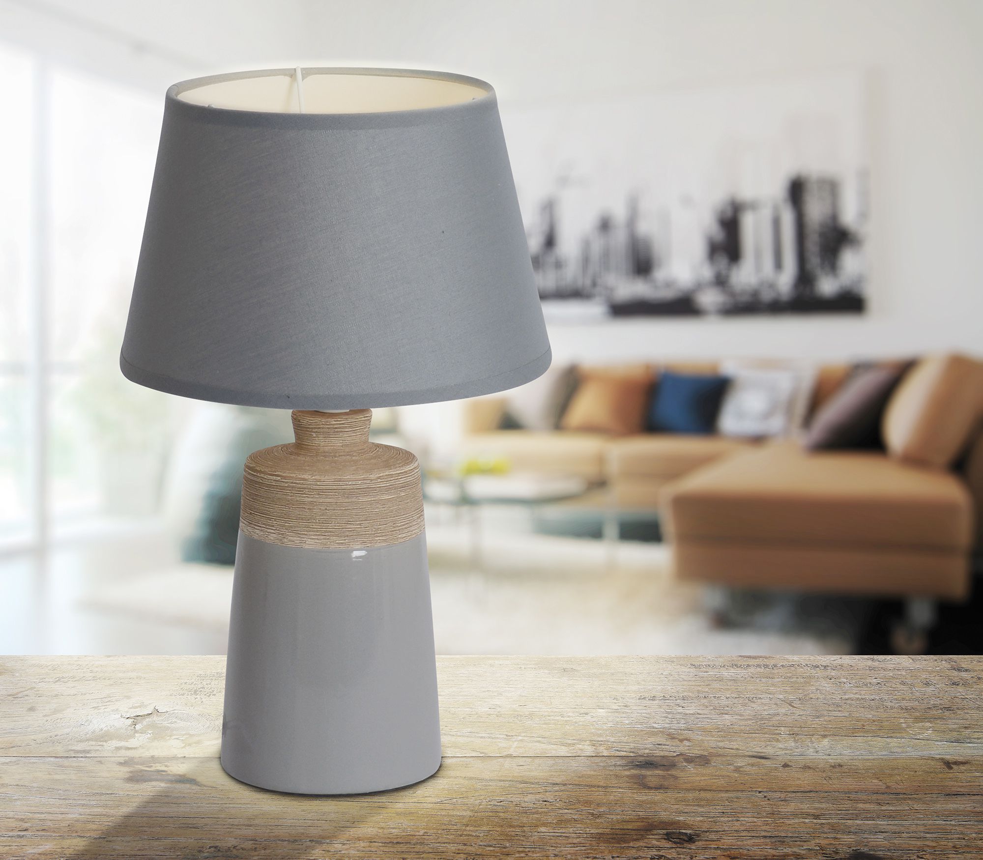 Keramik Tischleuchte Talia h:31cm - E14, 40W, IP20