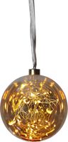 Palla di vetro Glow - IP20, Amber, 40 LED