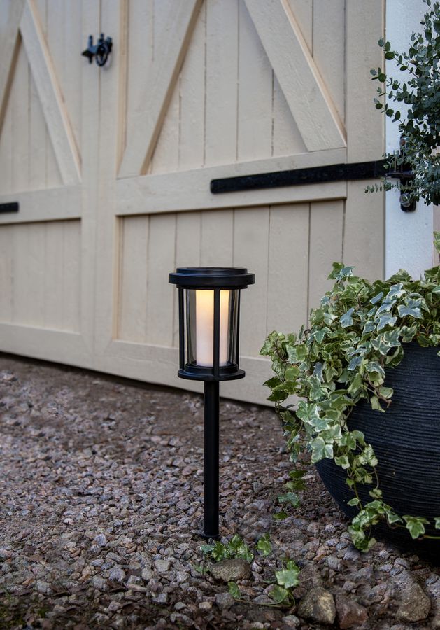 Solar Pollerleuchte Alippa - IP44, Kaltweiss, 1 LED