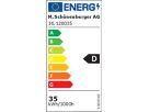 Barra luminosa a LED LEALED 1200mm - 35W, 5200lm, 4000K, IP20, CRI>80, 120°, weiss, nicht dimmbar, L=1198mm, B=46mm, H=65mm
