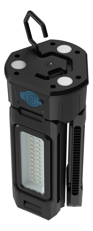 Arbeitsleuchte Triohead 7000R inkl. Tripod wiederaufladbar - 44W, IPX4, USB-Ladung