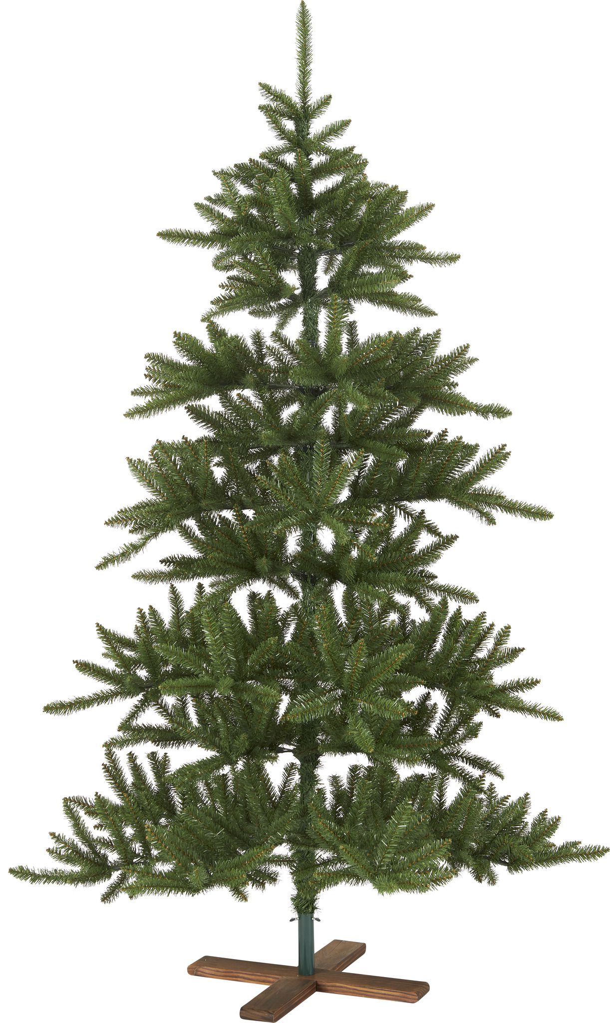 Künstlicher Weihnachtsbaum Arvika - Grün, keine Lämpchen, 210cm Höhe