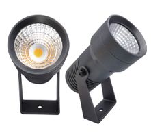 Tache de jardin LED CHARLY - 8W, 560lm, 2700K, IP67, CRI 80, 40°, dunkelgrau, nicht dimmbar, D=61mm, H=113mm