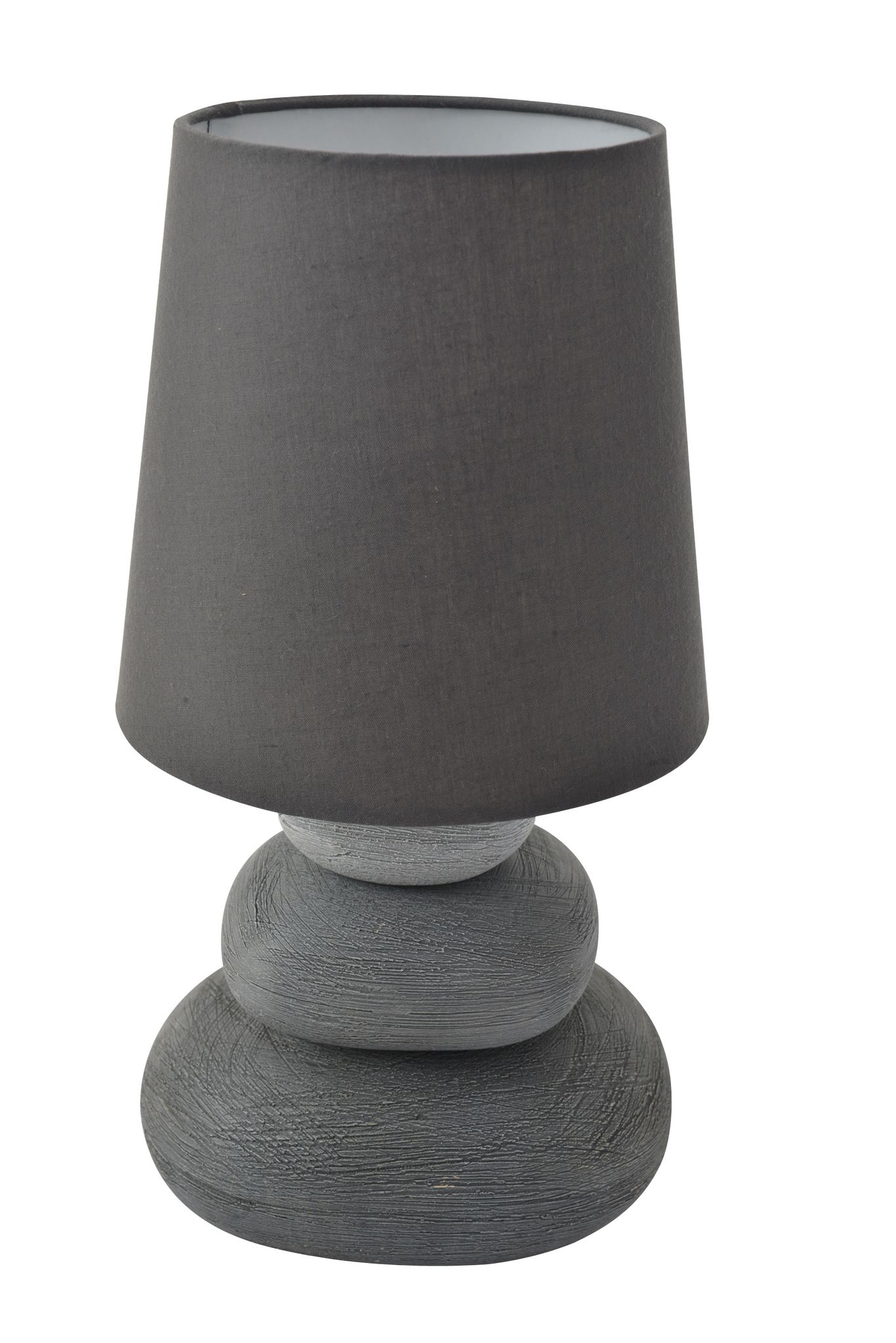 Keramik Tischleuchte Stoney h:31cm - E14, 40W, IP20