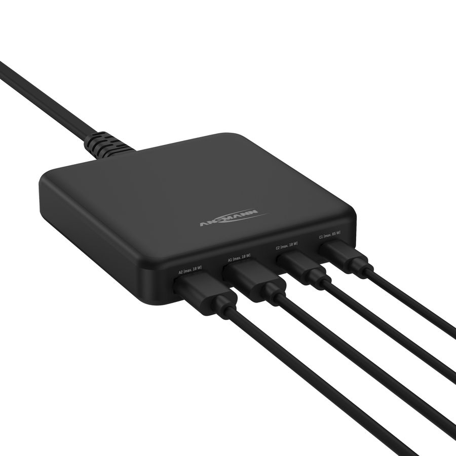 Desktop Charger DC465PD - 65W, 2x USB, 2xUSB-C