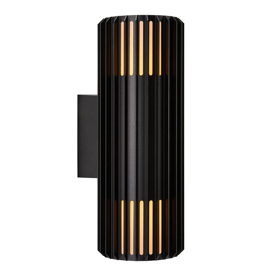 Wandleuchte Aludra Double - 2X15W, E27, IP54, schwarz