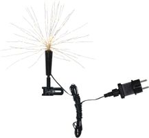 Baumstern Firework - IP44, Warmweiss, Silber, 2400K