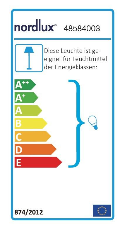 Ellen, Stehleuchte, Schwarz - E27, max. 40W, IP20