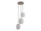 3er Pendelleuchte  NIRELIA  : 30cm beige - IP20, E27, Beige