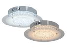 LED Deckenleuchte Chur mit Kristalleffekt - LED fest verbaut, 2700-6500K, warm-kaltweiss