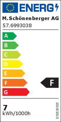 Modulo LED 6,9W con driver CRI 90 3000K - 6.9W, 730lm, 3000K, IP20, CRI90, 38°, silber, dimmbar, D=50mm, H=62mm