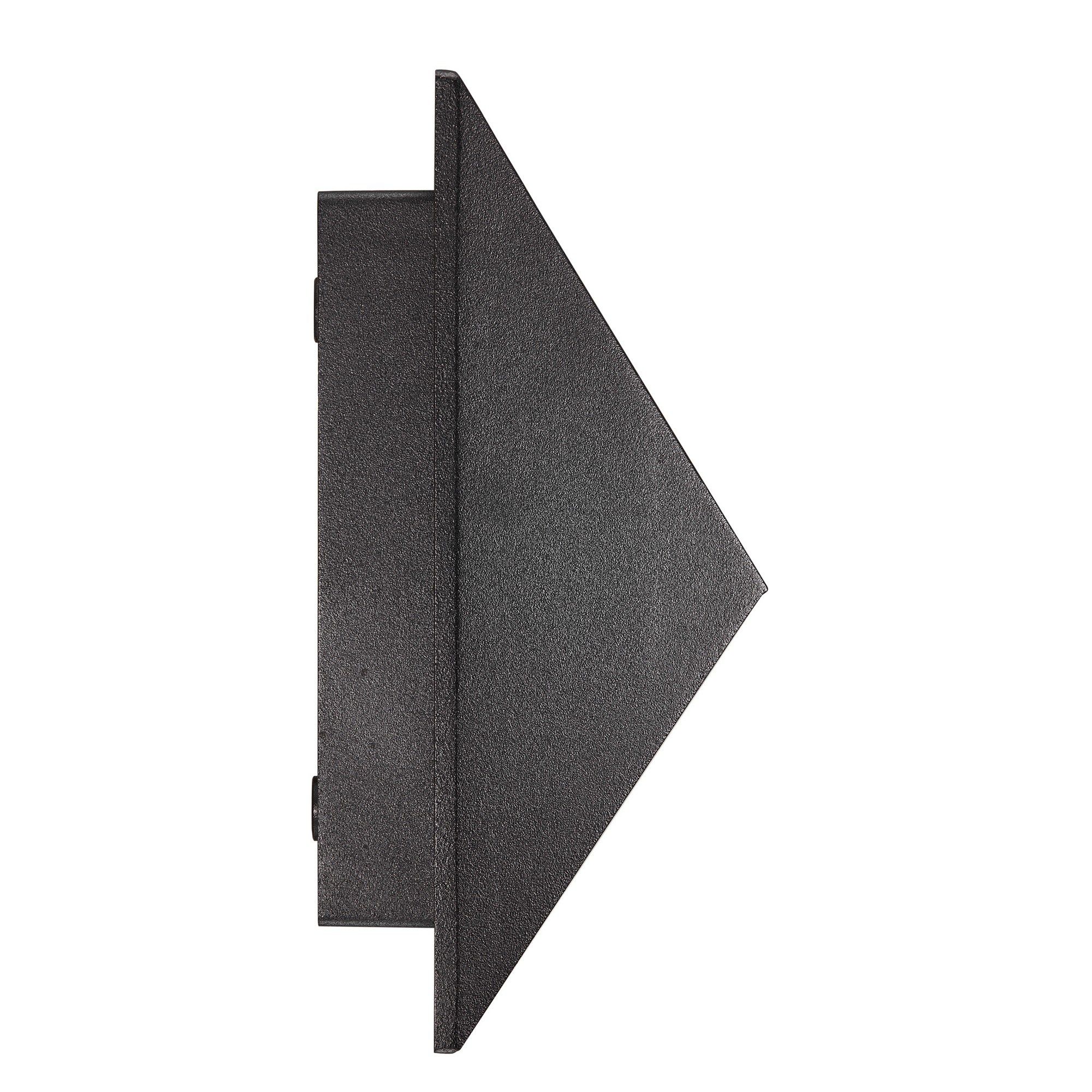 Wandleuchte PONTIO 27 - 2xGU10 (exkl.), max.2x25W, IP54, schwarz, dimmbar (optional Leuchtmittel), L=270mm,B=150mm, H=190mm