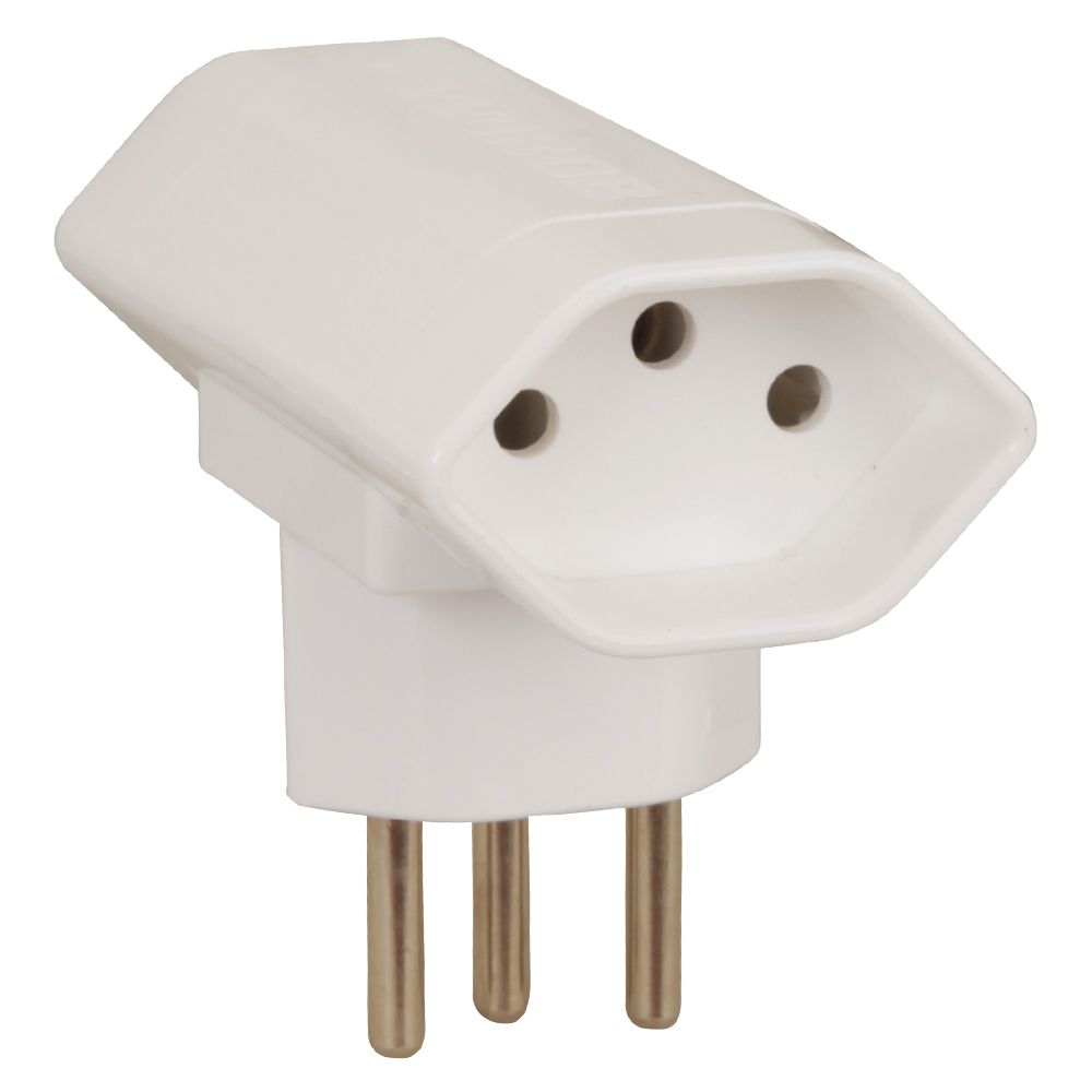 presa multipla mobile 2xT.13 verticale - 2xT13 vertikal, Stecker T12, inkl. Kinderschutz