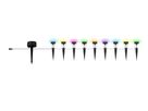 24V RGB Smart Mini Gartenspot 9x - 24V DC, 5W, IP65, 36°, anthrazit, inkl. Spike