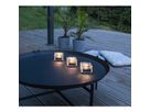 Solar Kerzen 3-p Icecube - Transparent, Lichtfarbe Warmweiss