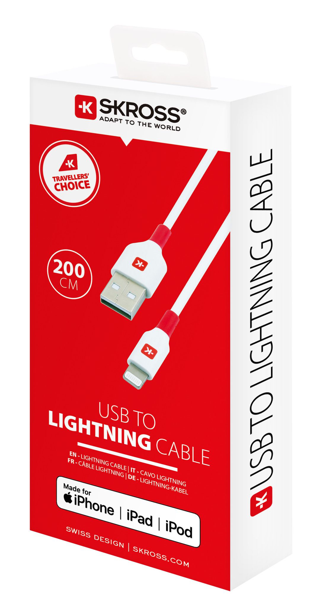 USB-A to Lightning Cable - 2m - USB-A to Lightning Cable, 2m, Apple zertifiziert, weiss