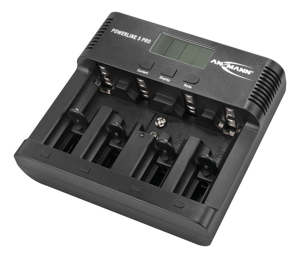 Ladegerät Powerline 5 Pro - 1-4  Akkus AAA /AA /C /E-Block