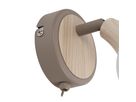 Wandleuchte  MONACO  H: 18cm beige - IP20, E14, Beige