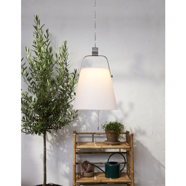 Solar Decoration Solia Shade 26 cm - IP44, Warmweiss, Dämmerungssensor