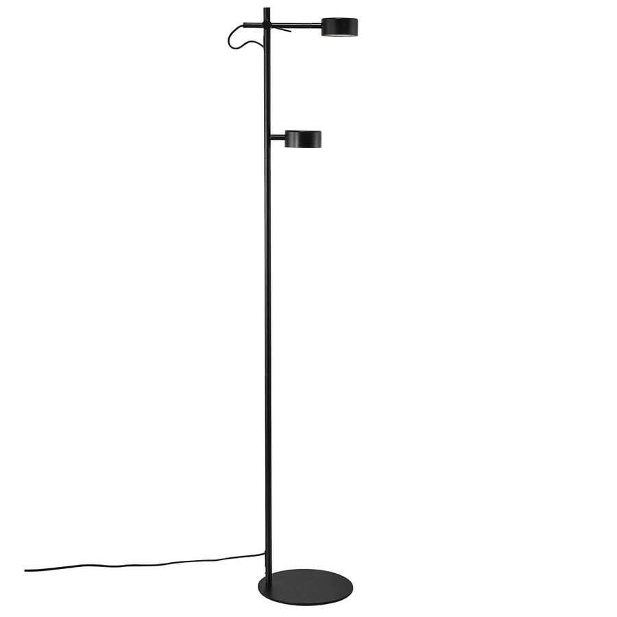 Clyde, Stehleuchte, Schwarz - LED Modul, 11W, IP20
