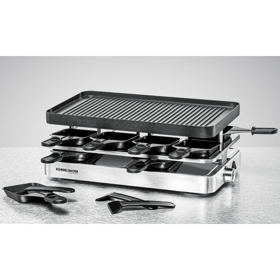 Raclette Grill - Raclette Grill, 230V, 1200W, Edelstahl