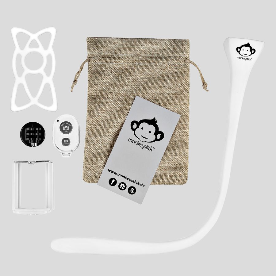 Monkeystick - Bluetooth, 42 cm, 120 gr., weiss