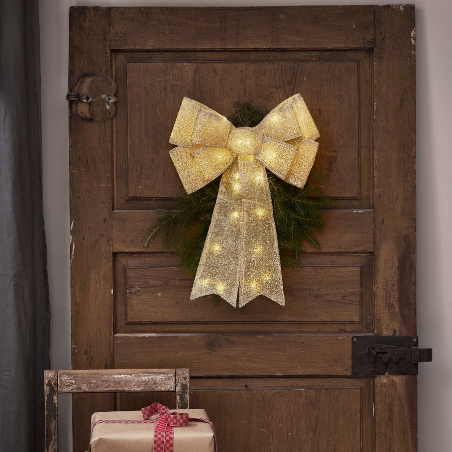 Hängende Decoration Lotta - Indoor, Warmweiss, Gold