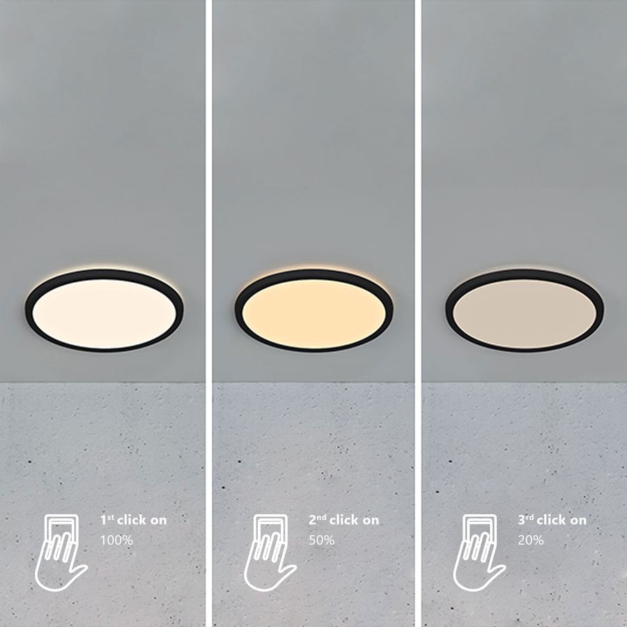 Oja 29,  Deckenleuchte, IP20, 4000K, SD, Schw. - Oja 29,  Deckenleuchte, IP20, 4000K, SD, Schw.