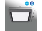 LED Aussenwandleuchte IP54 Mio s:34cm - IP54, warmweiss, 30W