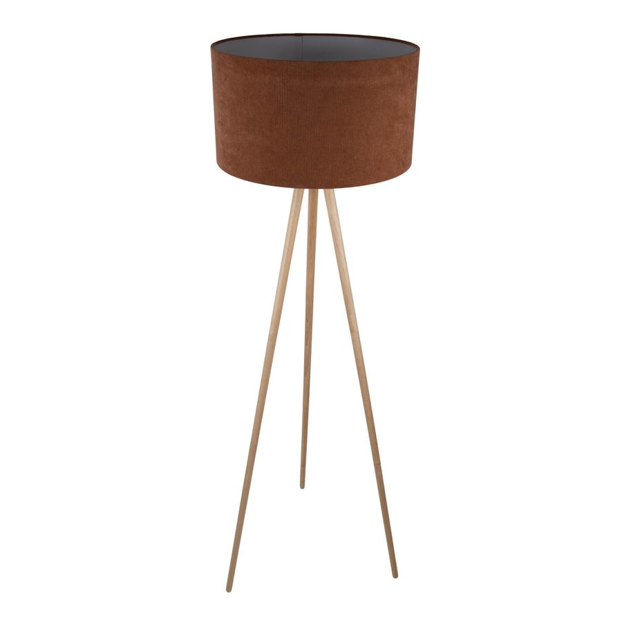 Stehleuchte  ARDITA  H: 152cm mocha mousse - IP20, E27, Braun