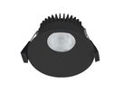 LED Einbaudownlight ALBRIC - 8W, 535lm, 2700K, IP44, CRI 90, schwarz, dimmbar, D=90mm, H=49mm, BL=83mm