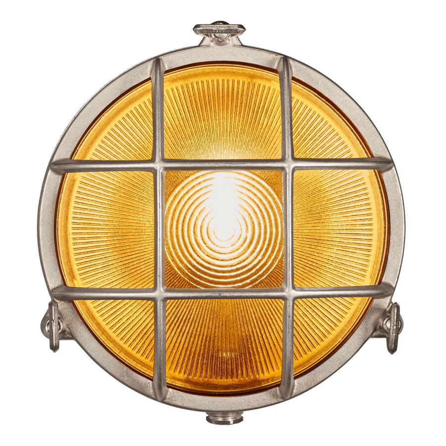 Polperro, Wandleuchte, Nickel - E27, max. 12,5W, IP64