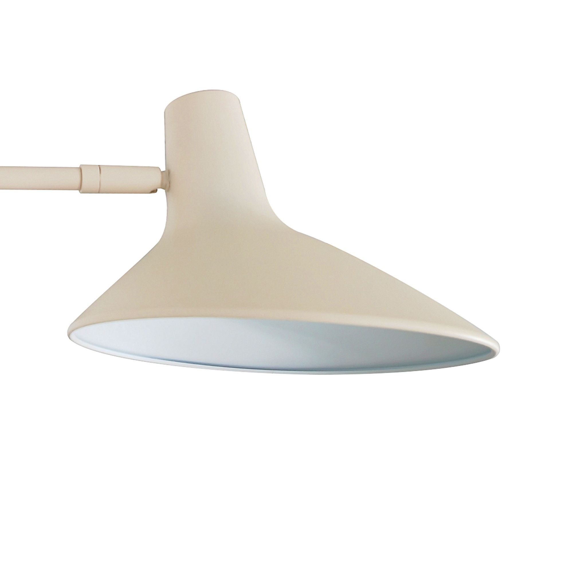 Wandleuchte Darci Short Sandfarbig - E14, IP20, 230V