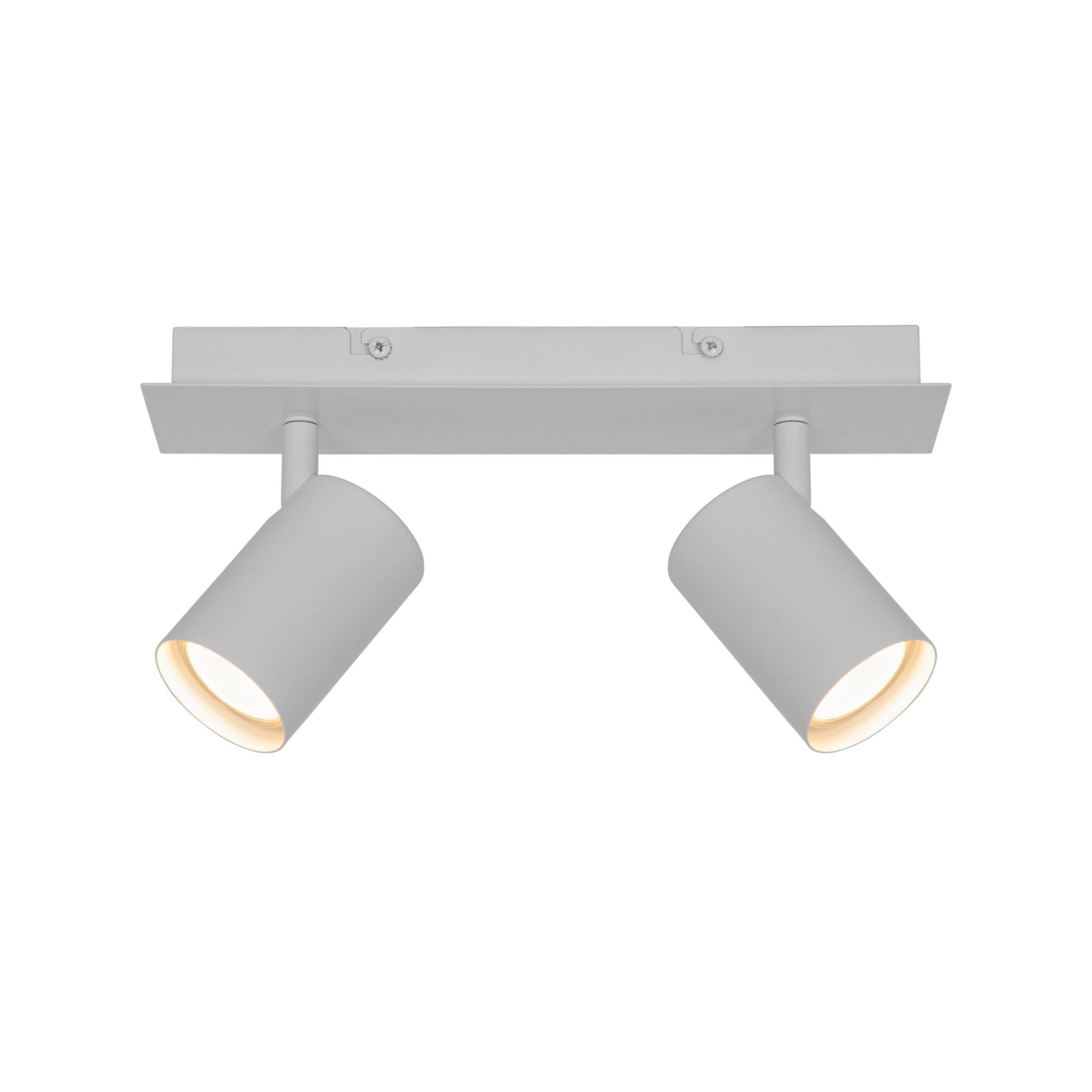 Deckenleuchte FRIDA - 2xGU10 (exkl.) max.2x35W, IP20, 90°, weiss, dimmbar (Optional Leuchtmittel), L=290mm, B=85mm,H=115mm